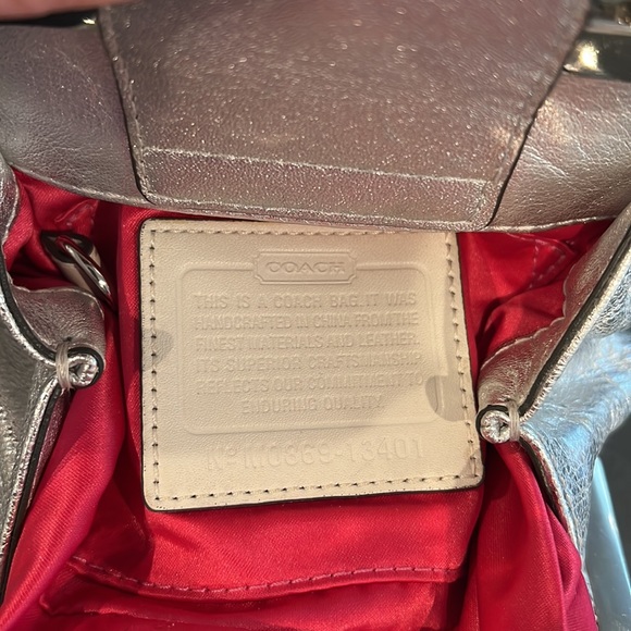 EUC Coach Ball Chain Kiss Lock Evening Bag - Picture 10 of 16